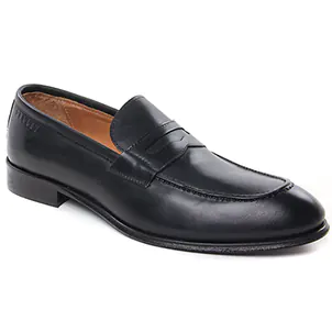 mocassins noir même style de chaussures en ligne pour hommes que les  Fluchos