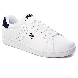 Fila Crosscourt White Bleu : chaussures dans la même tendance homme (tennis blanc marine) et disponibles à la vente en ligne 
