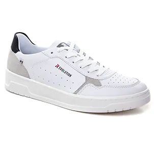 tennis-baskets-mode blanc gris même style de chaussures en ligne pour hommes que les  Fluchos