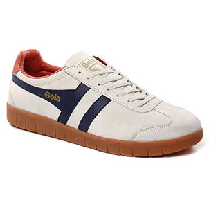 Gola Hurricane White Navy Orange : chaussures dans la même tendance homme (tennis blanc marine) et disponibles à la vente en ligne 