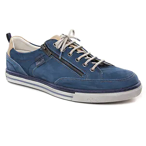 Fluchos 9376 Jeans : chaussures dans la même tendance homme (tennis bleu jean) et disponibles à la vente en ligne 