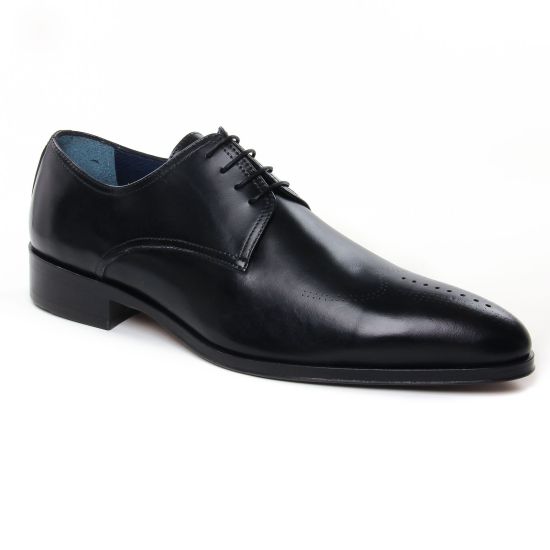 Chaussures Basses À Lacets Brett Sons 3875 Noir, vue principale de la chaussure homme