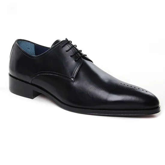 Chaussures Basses À Lacets Brett Sons 3875 Noir, vue principale de la chaussure homme