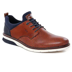 derbys marron bleu même style de chaussures en ligne pour hommes que les  Rieker