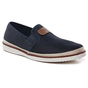 Rieker B2366-14 Navy : chaussures dans la même tendance homme (mocassins bleu marine) et disponibles à la vente en ligne 