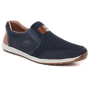 Rieker 08869-14 Pazifik Amaretto : chaussures dans la même tendance homme (mocassins bleu marron) et disponibles à la vente en ligne 