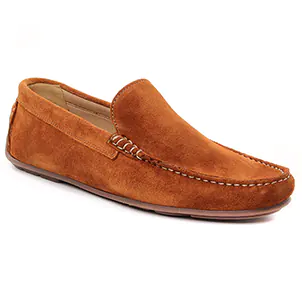 mocassins marron même style de chaussures en ligne pour hommes que les  Fluchos