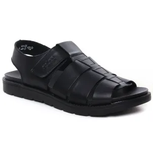 Chaussures homme été 2024 - sandales rieker noir
