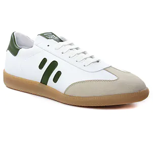 Chaussures homme été 2024 - tennis Vegtus blanc vert