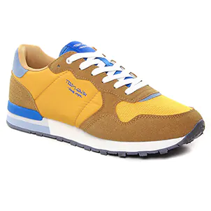 Teddy Smith 78385 Yellow : chaussures dans la même tendance homme (tennis-baskets-mode jaune marron) et disponibles à la vente en ligne 