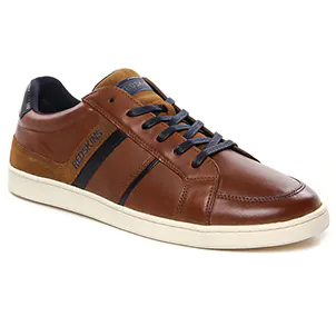 Redskins Falko Cognac : chaussures dans la même tendance homme (tennis-baskets-mode marron) et disponibles à la vente en ligne 