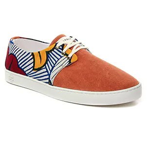 Panafrica A-125 Orange Multi : chaussures dans la même tendance homme (tennis-baskets-mode orange multi) et disponibles à la vente en ligne 