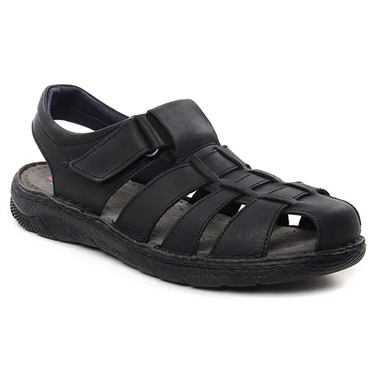 Sandales Fluchos F1754 Noir, vue principale de la chaussure homme