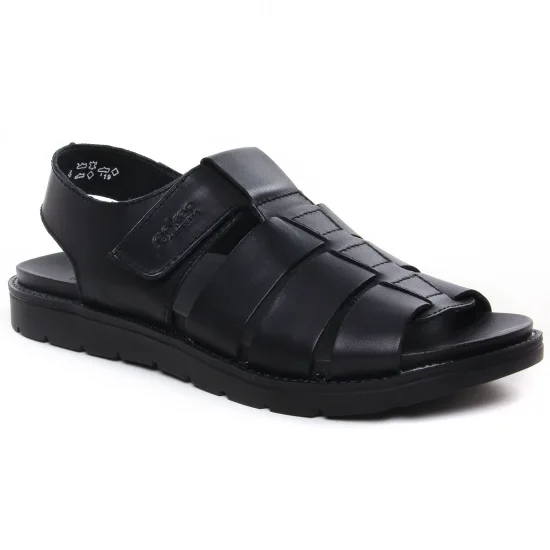 Sandales Rieker 24262-00 Nero, vue principale de la chaussure homme