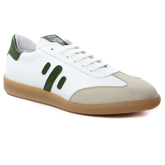 Tennis Et Baskets Mode Vegtus Sonora White Green, vue principale de la chaussure homme