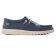 chaussures basses à lacets bleu marine mode homme printemps été vue 2