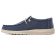 chaussures basses à lacets bleu marine mode homme printemps été vue 3