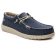 chaussures basses à lacets bleu marine mode homme printemps été vue 1