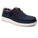 chaussures basses à lacets bleu marine mode homme printemps été vue 1
