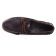 mocassins bateaux marron foncé mode homme printemps été vue 4