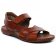 sandales marron mode homme printemps été vue 1