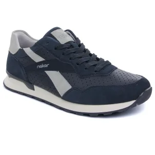 tennis-baskets-mode bleu marine même style de chaussures en ligne pour hommes que les  Redskins