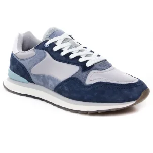 tennis-baskets-mode gris bleu même style de chaussures en ligne pour hommes que les  Kickers