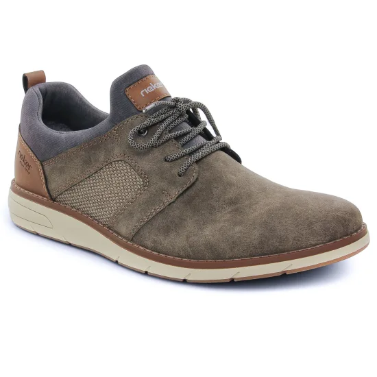 Derbys Rieker 11351-25 Kaffe Fango, vue principale de la chaussure homme