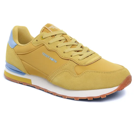 Tennis Teddy Smith 120097 Yellow, vue principale de la chaussure homme