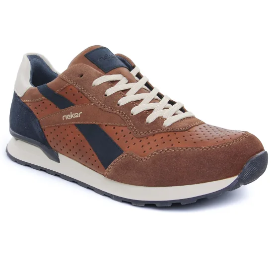 Tennis Rieker U0302-24 Brown, vue principale de la chaussure homme