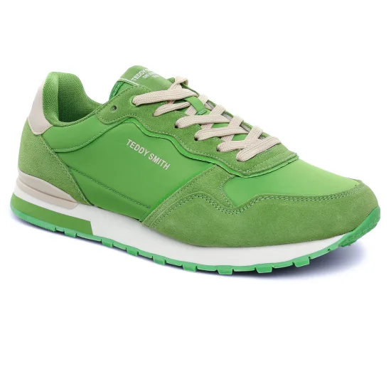 Tennis Teddy Smith 120097 Green, vue principale de la chaussure homme