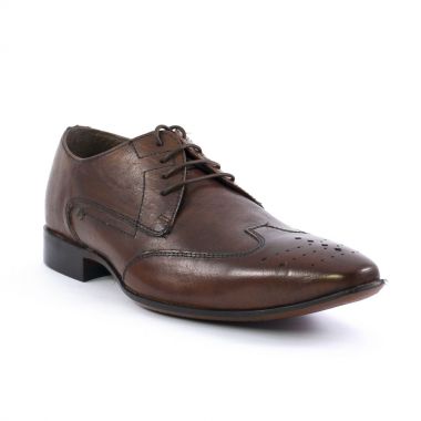 Derbys Greenstone Sagitaire Marron, vue principale de la chaussure homme