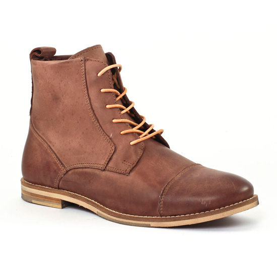 Chaussures Montantes Greenstone Loopery4 Marron Foncé, vue principale de la chaussure homme