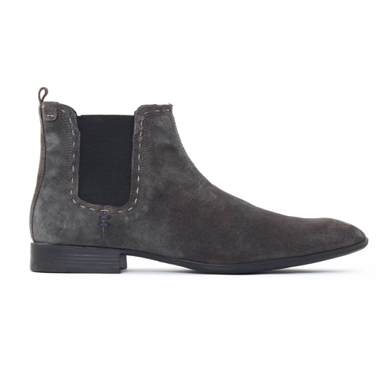 boots marron taupe mode homme automne hiver - Photo Produit 2