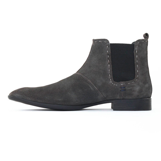 boots marron taupe mode homme automne hiver - Photo Produit 3