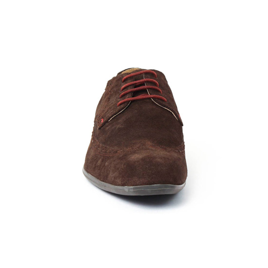 derbies nubuck marron mode homme automne hiver - Photo Produit 6