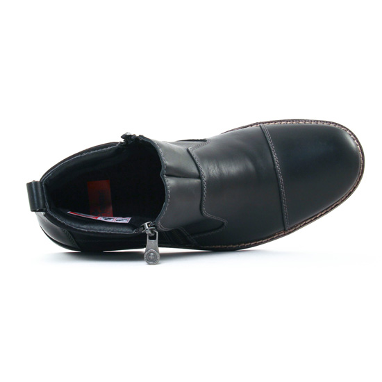 boots noir mode homme automne hiver - Photo Produit 4