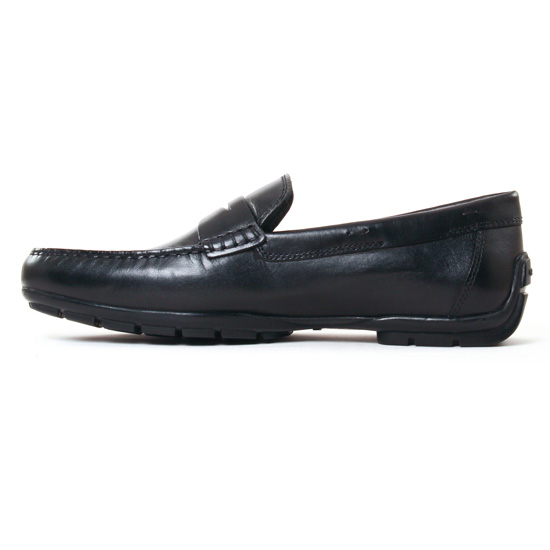 mocassins noir mode homme automne hiver - Photo Produit 3