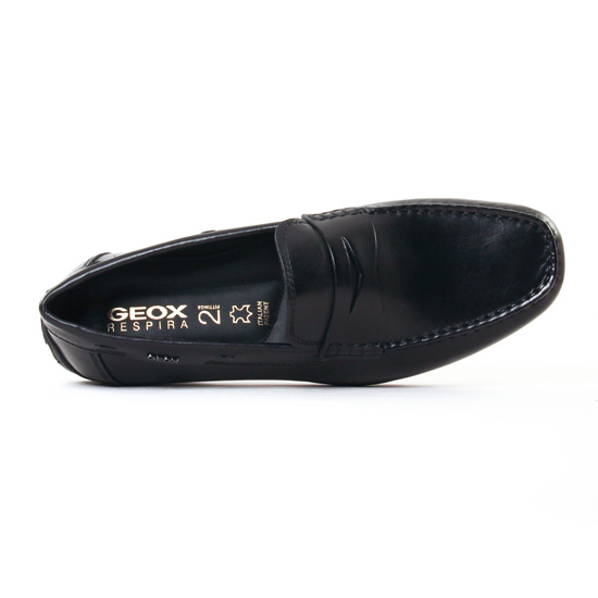 mocassins noir mode homme automne hiver - Photo Produit 4