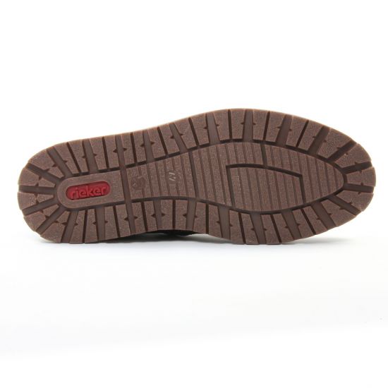 boots marron bleu mode homme automne hiver - Photo Produit 5