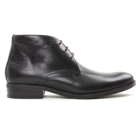 bottines Chukka noir mode homme automne hiver - Photo Produit 2