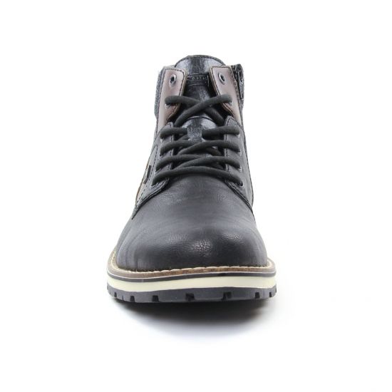 chaussures montantes noir marron mode homme automne hiver - Photo Produit 6