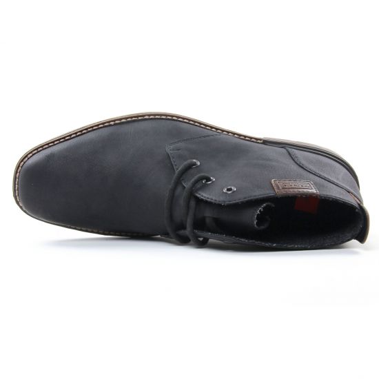 bottines Chukka noir mode homme automne hiver - Photo Produit 4
