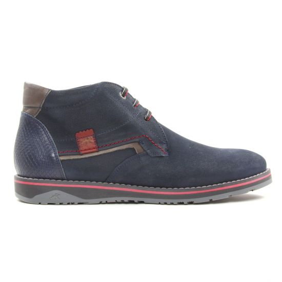 bottines Chukka bleu marine mode homme automne hiver - Photo Produit 2