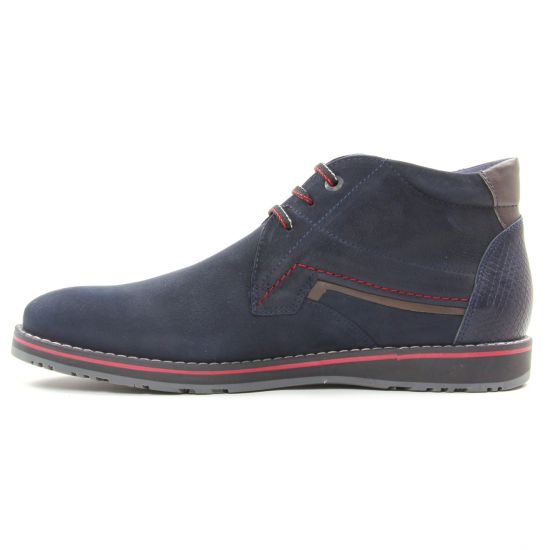 bottines Chukka bleu marine mode homme automne hiver - Photo Produit 3