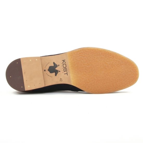bottines Chukka bleu marron mode homme automne hiver - Photo Produit 5
