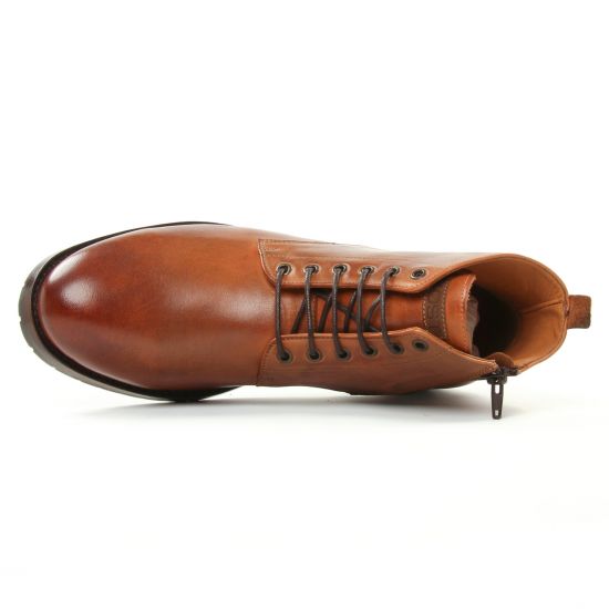 chaussures montantes marron mode homme automne hiver - Photo Produit 4