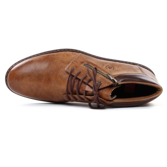 bottines Chukka marron mode homme automne hiver - Photo Produit 4