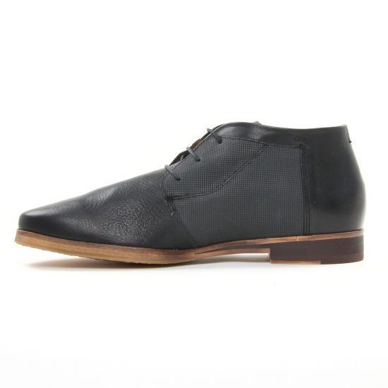 bottines Chukka noir gris mode homme automne hiver - Photo Produit 3