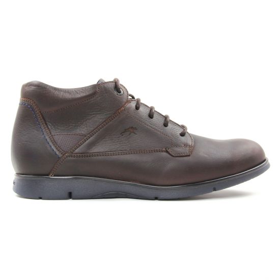 chaussures montantes marron foncé mode homme automne hiver - Photo Produit 2